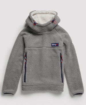 Superdry Celsius Sherpa Férfi Kapucnis Pulóver Szürke | VBLAY2546